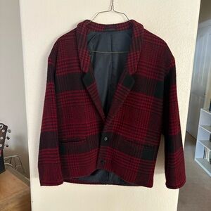 FLIC Homme Red and Black Jacket